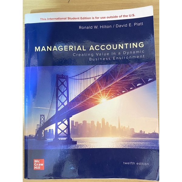 管理會計 十二版 Managerial Accounting