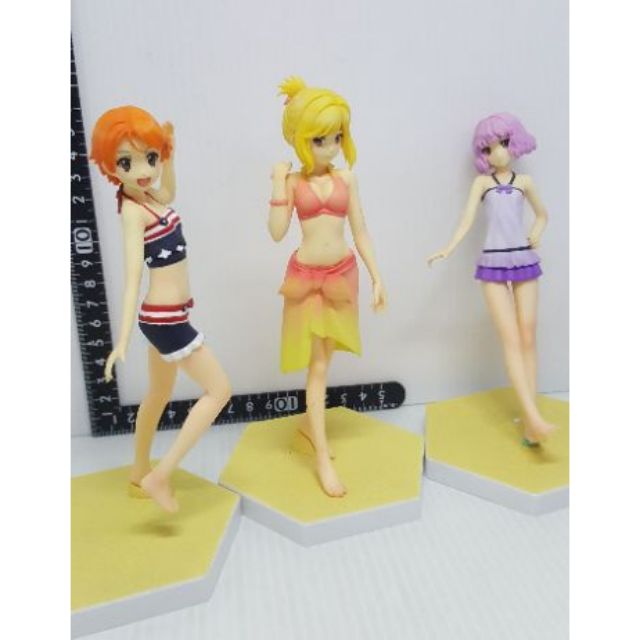 展示品特價 3款合售 日版wave Beach Queens 夏色奇蹟逢澤夏海凜子1 10 Pvc 紗季 蝦皮購物