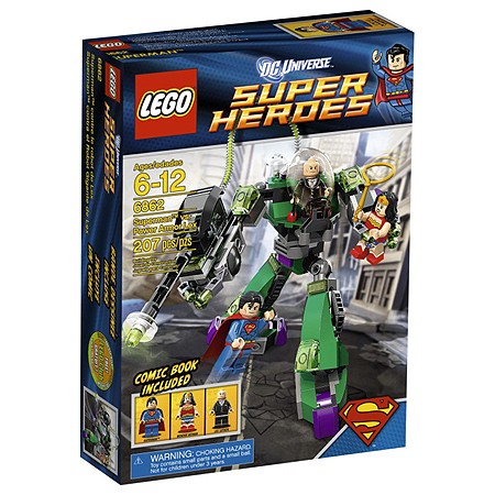 LEGO 樂高 6862 全新品未拆 超級英雄系列 Superman vs. Power Armor Lex 神力女超人