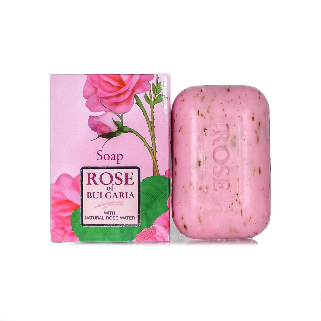 【🌹現貨~庫存出清大特價🌹】保加利亞Biofresh玫瑰純露去角質香皂 (100g)