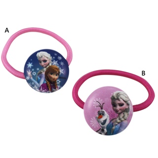 卡漫城 - 冰雪奇緣 鈕釦造型 髮束 二選一 ㊣版 韓國製 兒童飾品 Frozen 艾莎安娜 Elsa 髮圈 髮飾