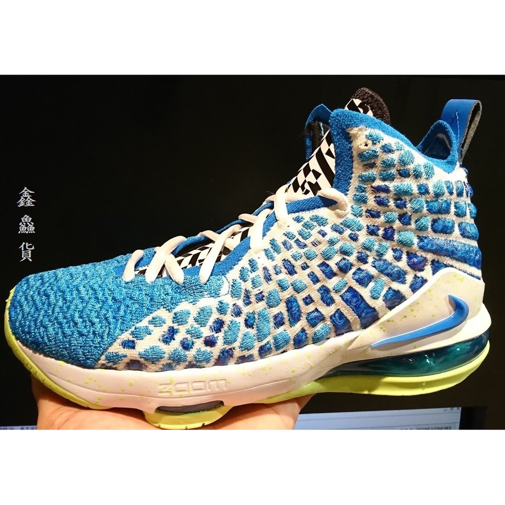 2020 三月 NIKE LEBRON XVII (GS) 17代 籃球鞋 藍白 BQ5594-434 女鞋