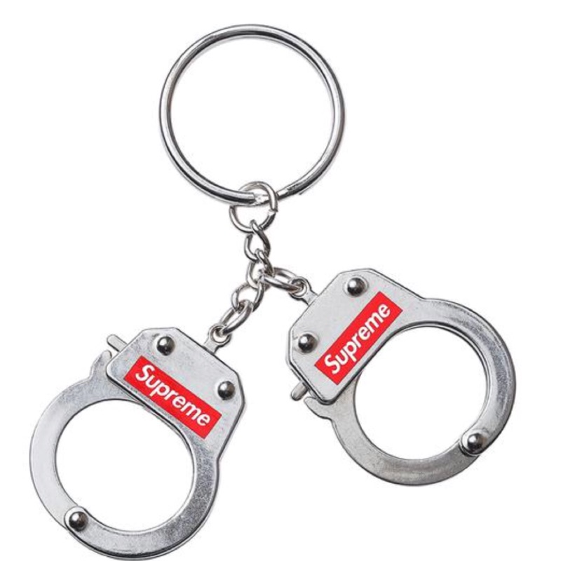 全新現貨 17 Supreme andcuffs Keychain 手銬鑰匙圈