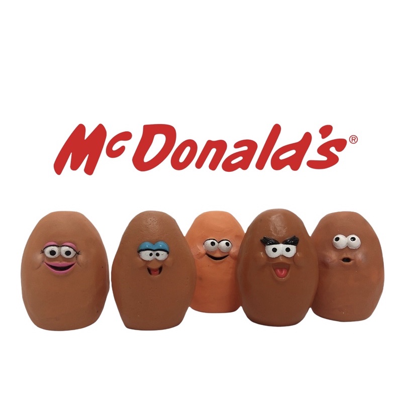 早期麥當勞McDonald's Mcnuggets 雞塊寶寶 麥克雞塊公仔玩具