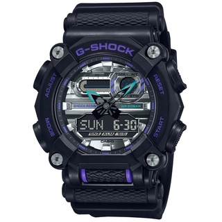 CASIO 卡西歐 G-SHOCK 金屬光 手錶 GA-900AS-1A