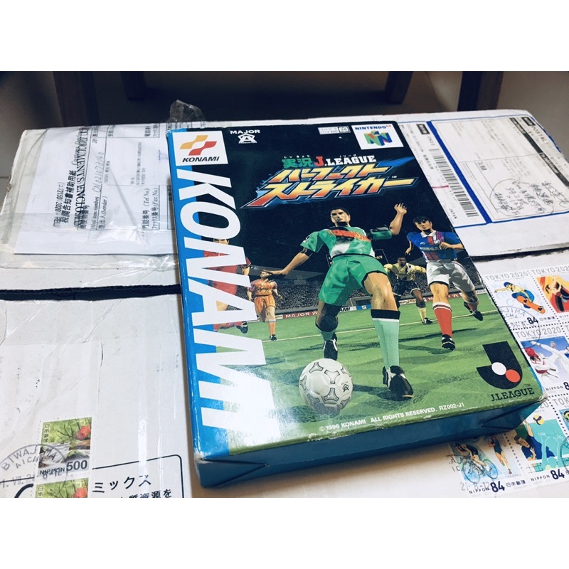 N64 遊戲- 美品 實況J聯賽 足球 日版日製 日本帶回