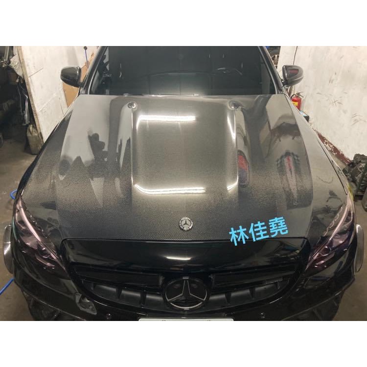 賓士 Benz W205 S205 C63款碳纖維引擎蓋 C300碳纖引擎蓋 C43引擎蓋 C63碳纖引擎蓋