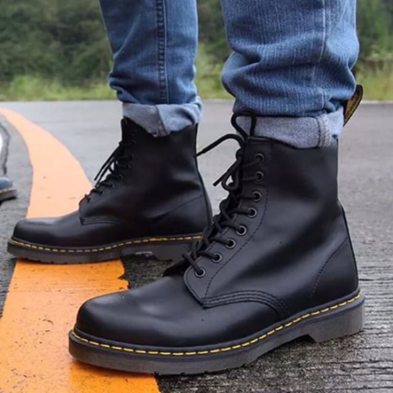 全尺寸補齊// Dr Martens 1460 NAPPA 軟皮 八孔 平底靴 黑 UK3-15 | 蝦皮購物