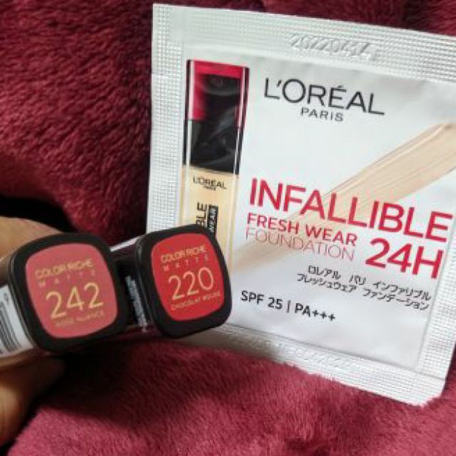 [全新分售] 購自官方 巴黎萊雅 Loreal 純色訂製唇膏 柔霧款 242 220