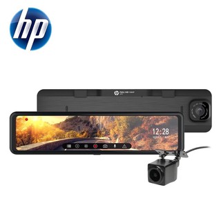 （聊聊優惠）惠普 HP-S970 行車記錄器 雙鏡頭 電子後視鏡 流媒體 GPS測速提醒 倒車顯影 到府安裝
