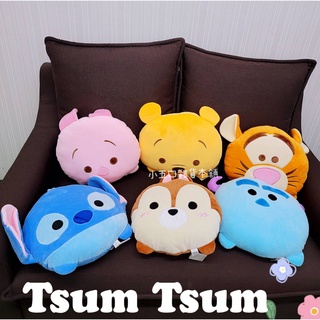 現貨⭐️迪士尼原版授權 TSUM 圓形抱枕 維尼 小豬 跳跳虎 史迪奇 毛怪 奇奇