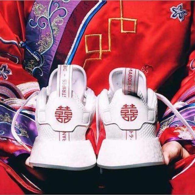 男鞋 女碼 情侶鞋 ADIDAS NMD_R2 CNY-DB2570 雙囍臨門 情人節專屬