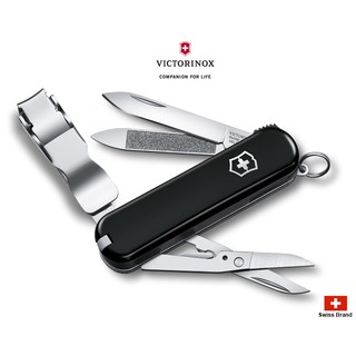 Victorinox瑞士維氏65mm指甲剪Nail Clip 580,8用瑞士刀黑色【0.6463.3】