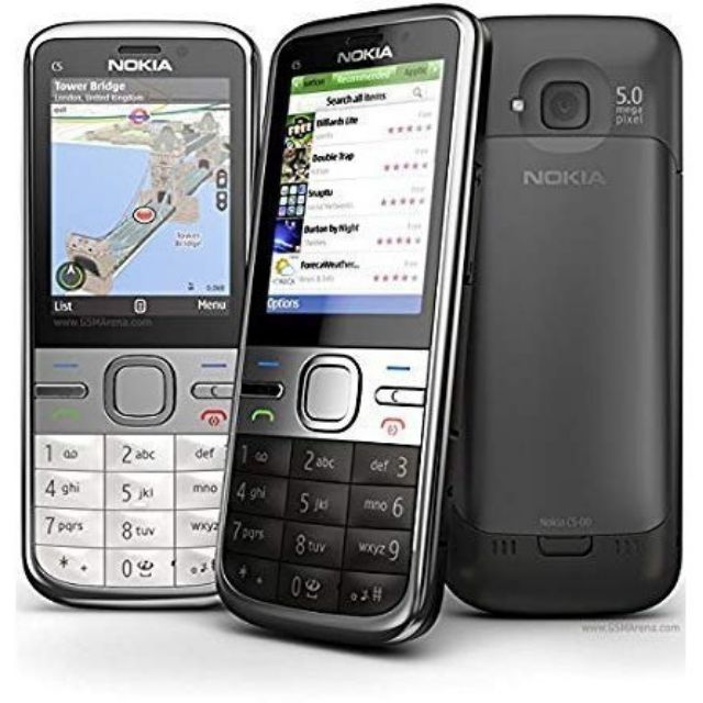 『 Nokia C5 』ღ 直立式時尚機 (空機) 全新未拆封 原廠公司貨 3G/4G卡 軍人機 老人機 科技園區專用