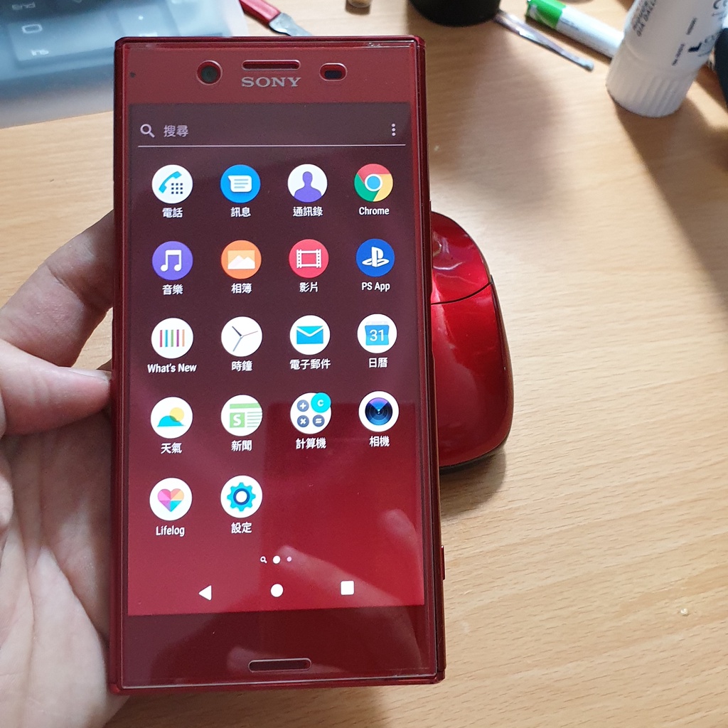 出清經典收藏sony Xperia Xz Premium Rosso 台版紅g8142 近全新鏡紅單手機 蝦皮購物