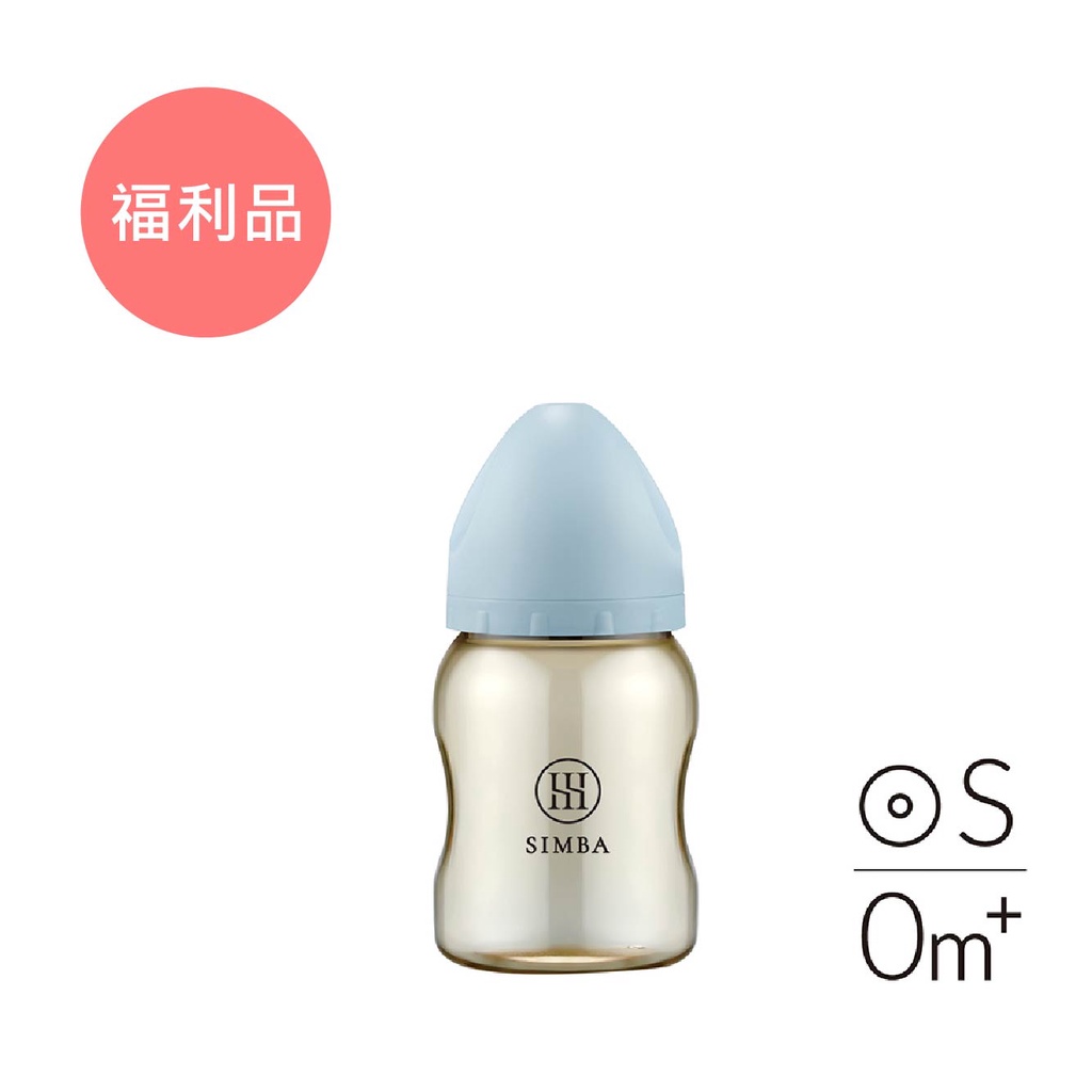 小獅王辛巴 蘊蜜鉑金PPSU寬口防脹氣奶瓶200ml-新生適用【福利品】