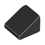 LEGO 樂高 黑色 小斜角 Slope 30 1x1x 2/3 54200