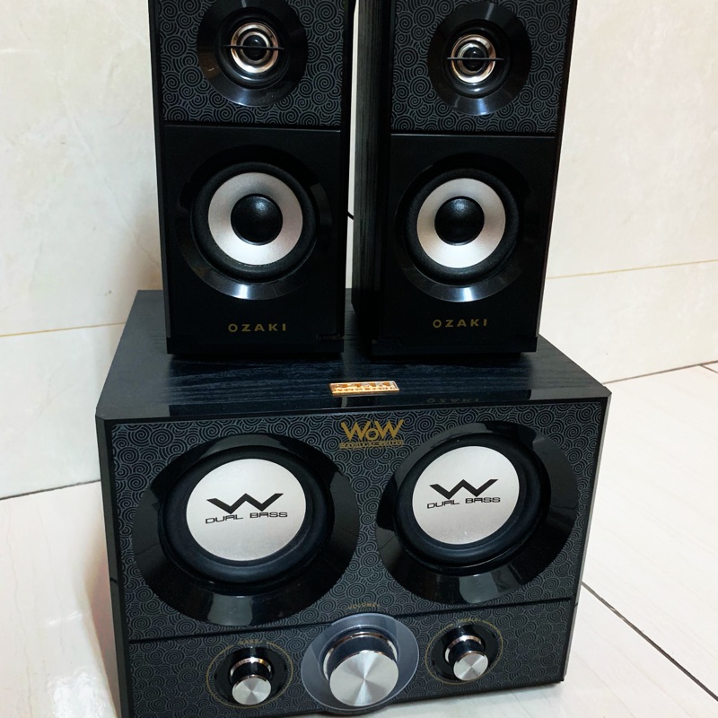 OZAKI Wow Wu460硬式超重低音音響