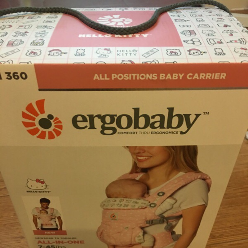 Ergobaby Omni 360 Baby Carrier 正品 kitty 粉