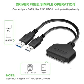 電腦usb3.0 to sata線 usb轉sata易驅線3.0 2.5寸移動硬碟數據線 顏色隨機