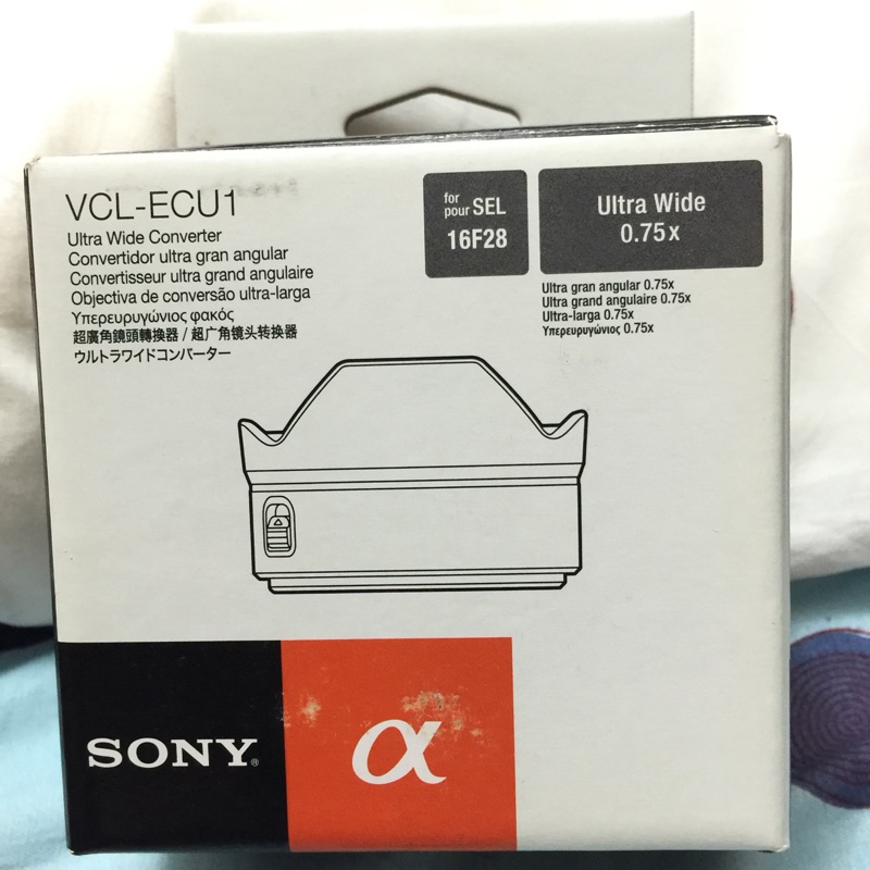 Sony VCL-ECU1超廣角效果轉接鏡(可議價）