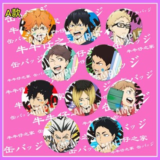 排球少年徽章烏野白鳥沢学園梟谷学園青葉城西音駒翔陽影山及川徹岩泉一黒尾鉄朗孤爪研磨木兔赤葦 蝦皮購物