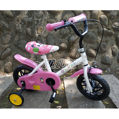 ☆曼尼2☆組好出貨 小熊 台灣製 腳踏車 12吋 小朋友 兒童 腳踏車 單車 低跨式車架.輔助輪 簡配款