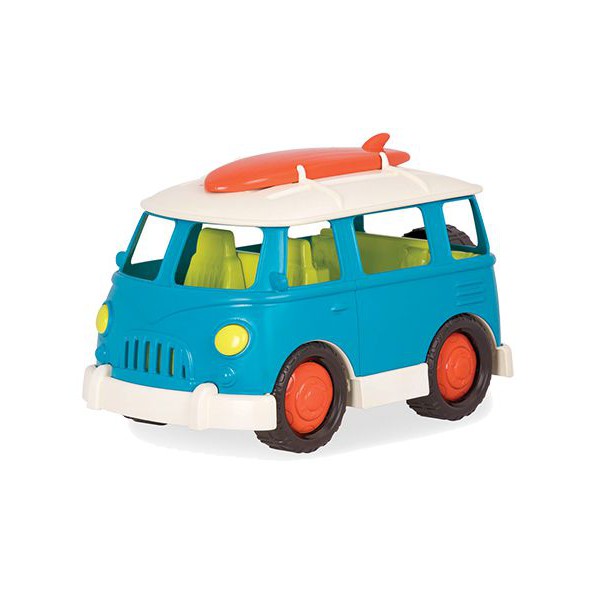 B.TOYS 新款車車系列(甜奶油冰淇淋車、跟屁蟲拖拉機、去海邊衝浪胖卡、搶風頭吉普車）