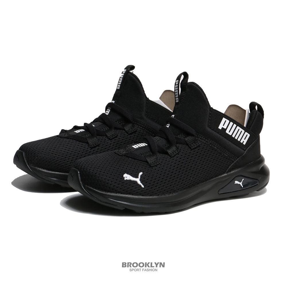 PUMA 童鞋 ENZO 2 UNCAGED AC PS 黑色 網布 襪套式 中童 (布魯克林) 37643201