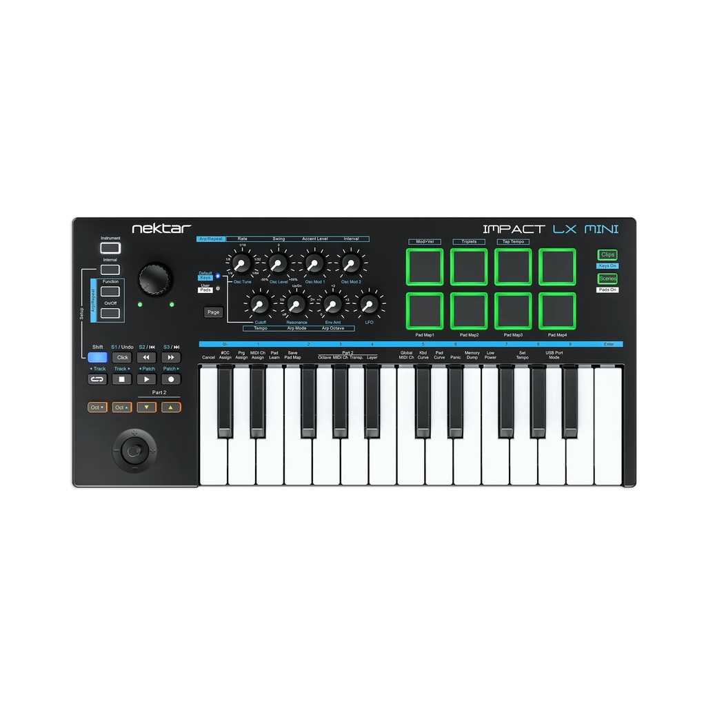 萊可樂器 Nektar IMPACT LX MINI 主控鍵盤 Midi Keyboard 公司貨 編曲