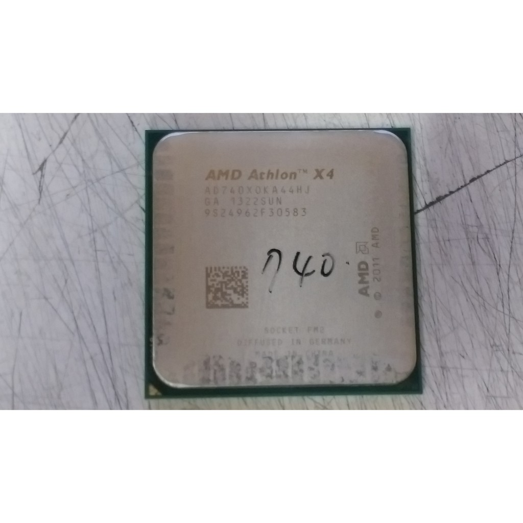 AMD Athlon X4 740 /3.2G/FM2/無內顯 四核心 無風扇 二手良品 售$180元