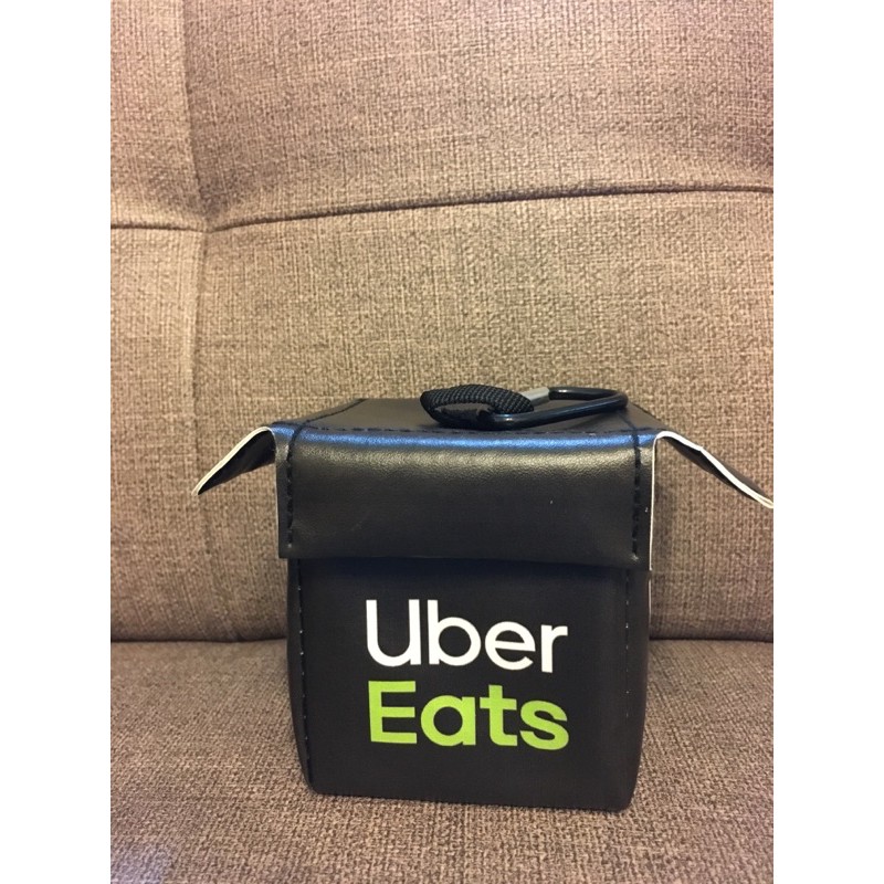 ［雙畇媽咪］全新 娃娃機夾到的 Uber Eats 外送員小吊飾 收納包 零錢包