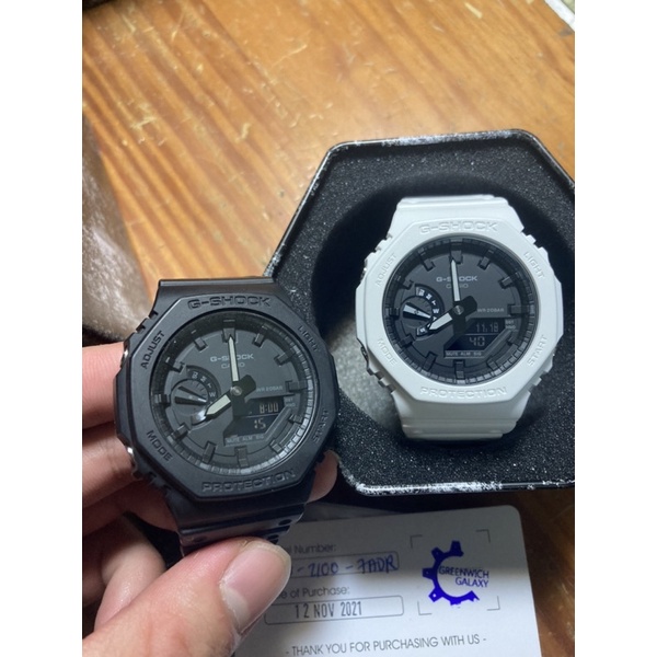 G-shock ga2100-7a 白色全新