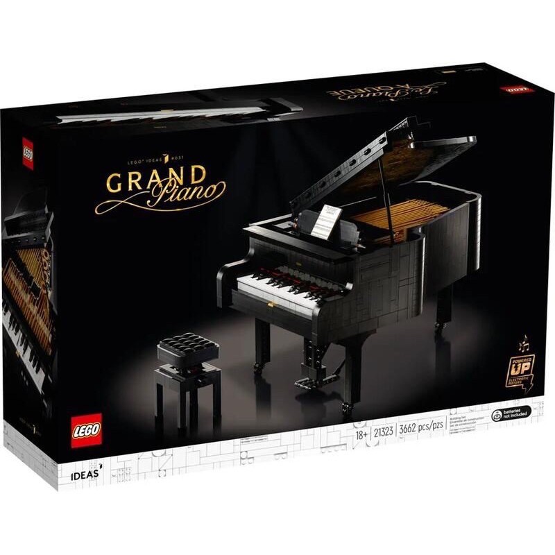 樂高 21323 創意 鋼琴 收藏 禮物 積木 台北市可面交 LEGO ideas grand piano 正版 現貨