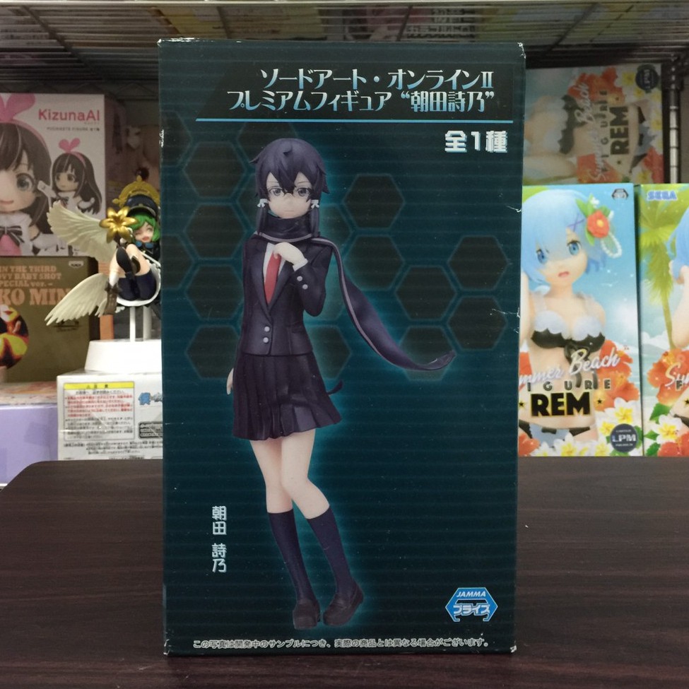 日版客 日版刀劍神域sega 朝田詩乃學生服sao Ggo 美少女公仔 蝦皮購物
