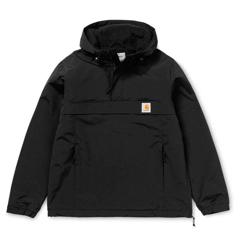 【戽斗本事🌛】 Carhartt WIP Nimbus Pullover 開襟 衝鋒衣 黑M