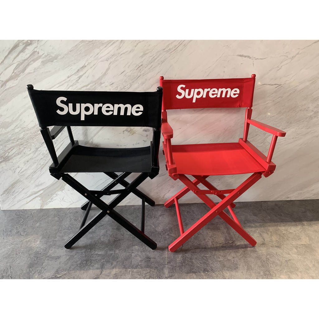 人気沸騰ブラドン　supreme　19SS　Director´s　chair　red　椅子