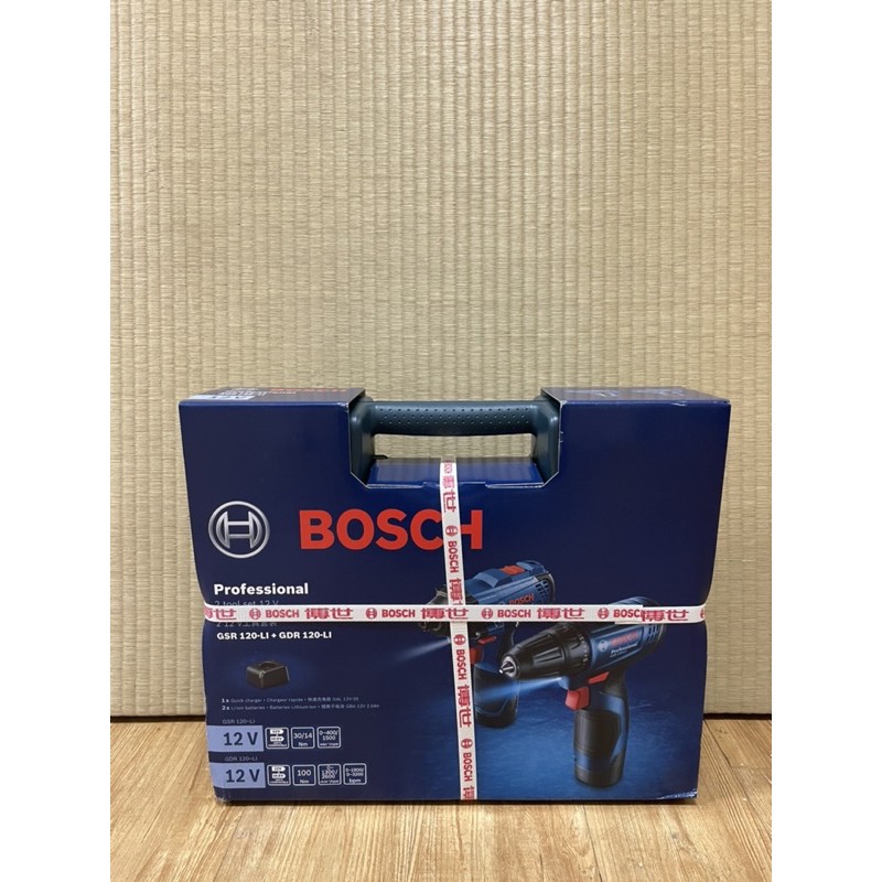 【 TYLER’s STORE 】Bosch 12V 電鑽雙機組GDR 120 LI+GSR 120 LI 衝擊起子機