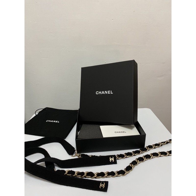 Chanel 皮帶或包款鏈帶（保證正貨全新）盒子、防塵袋保留