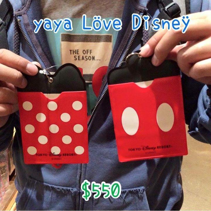 YAYA Love Disney - 米奇 米妮 維尼 東京日本 迪士尼 伸縮卡套 證件夾 證件套 悠遊卡套