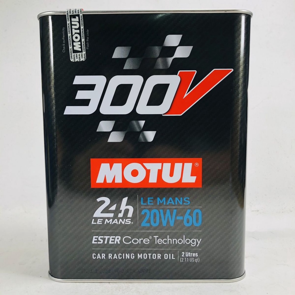 [機油倉庫]附發票MOTUL 300V LE MANS 20W-60 20W60 2L全合成酯類機油 黑鐵罐