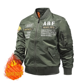 Ma 1 飛行員夾克男士空軍棒球服大尺碼工裝春秋冬外套 蝦皮購物