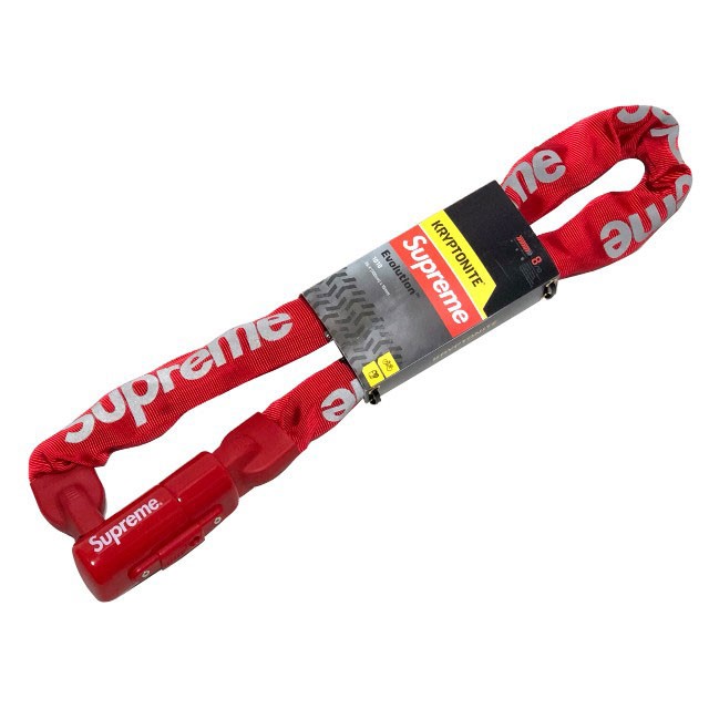 Supreme/Kryptonite Integrated Chain Lock | angeloawards.com