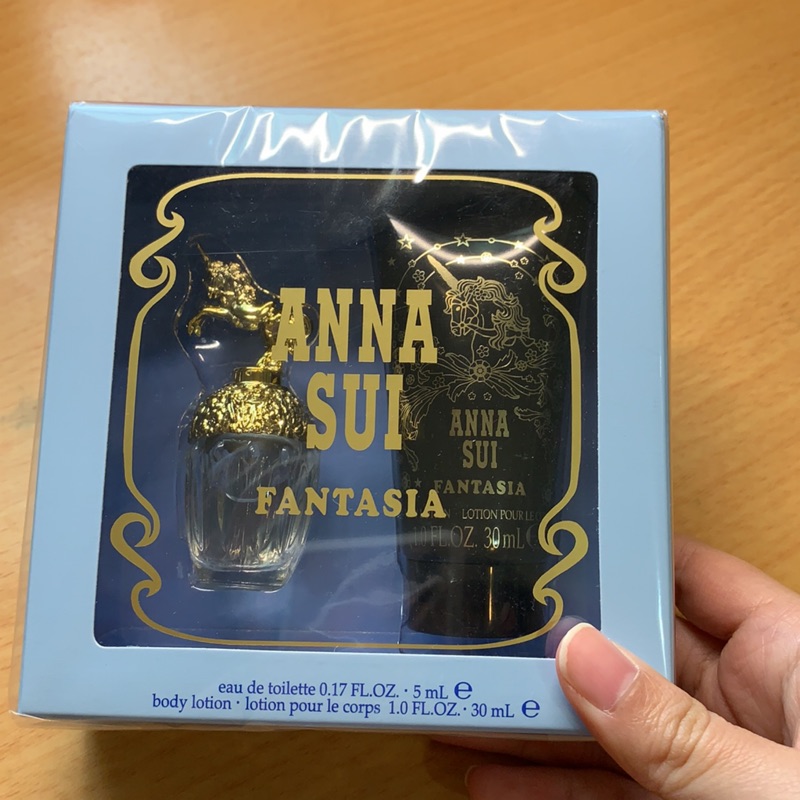 ANNA SUI 童話獨角獸浪漫香氛組（淡香水5ml+身體乳30ml)