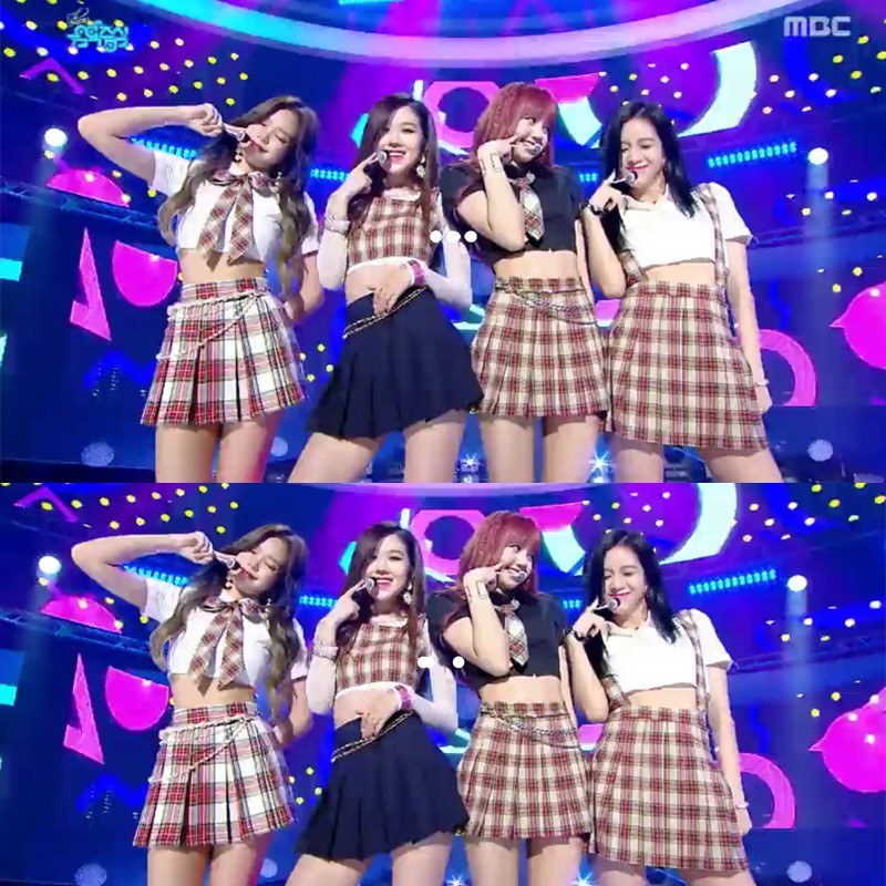 衣捨 舞台演出服韓國女團韓國女團blackpink表演出打歌服同款學生服裝學院風鬼步舞蹈套裝 蝦皮購物