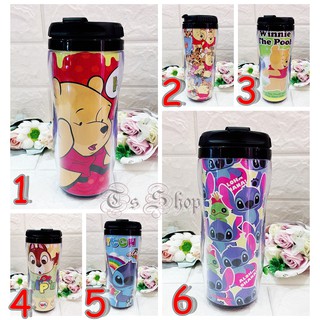 【Ts Shop】小熊維尼 奇奇蒂蒂 史迪奇隨手杯 隨行杯 曲線瓶 保溫杯 環保杯 外出杯 密封杯 星巴克 聖誕節 禮物