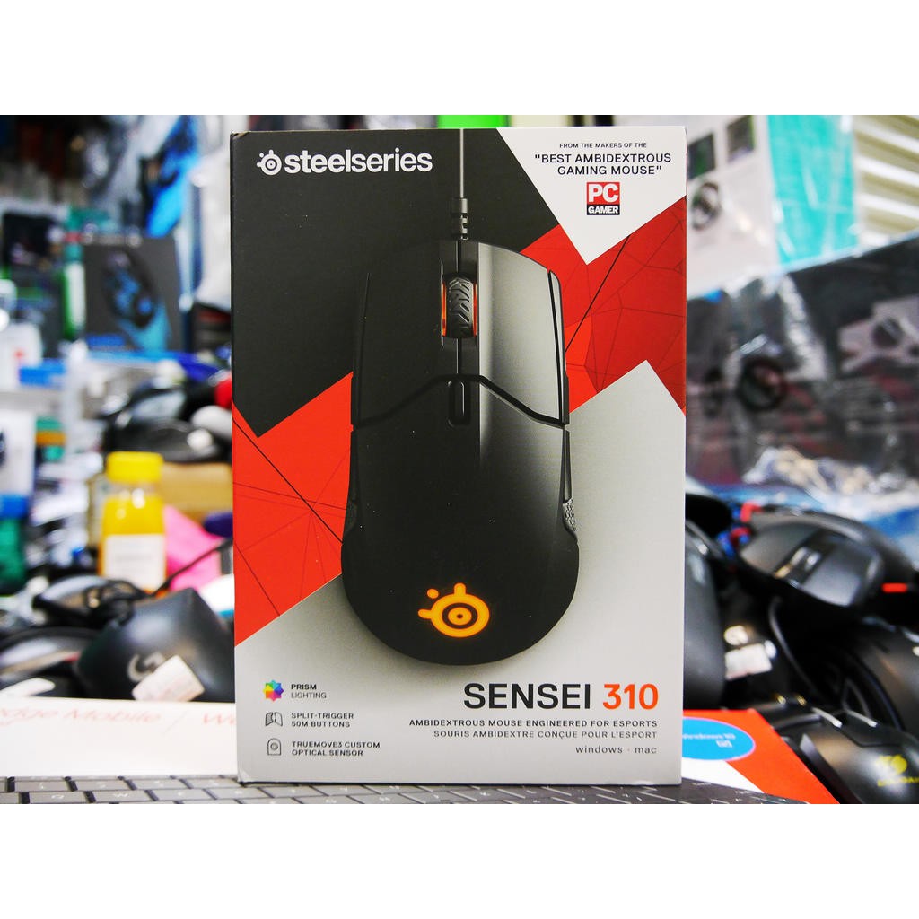 #本店吳銘 - 賽睿 steelseries Sensei 310 光學滑鼠 專業 電競滑鼠 黑色