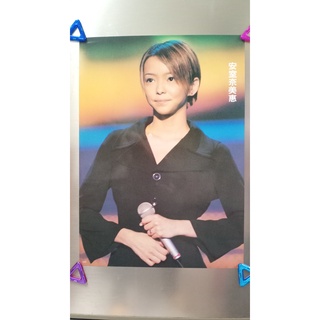30年老件絕版庫存品 安室奈美惠海報 安室奈美惠老海報 38*54公分 安室奈美惠 老海報 一張1000
