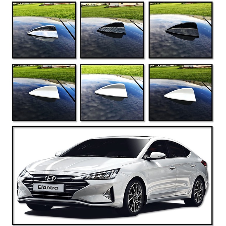 圓夢工廠 Hyundai 現代 Elantra / Elantra Sport 2020~23 車頂 鯊魚鰭 造型天線貼