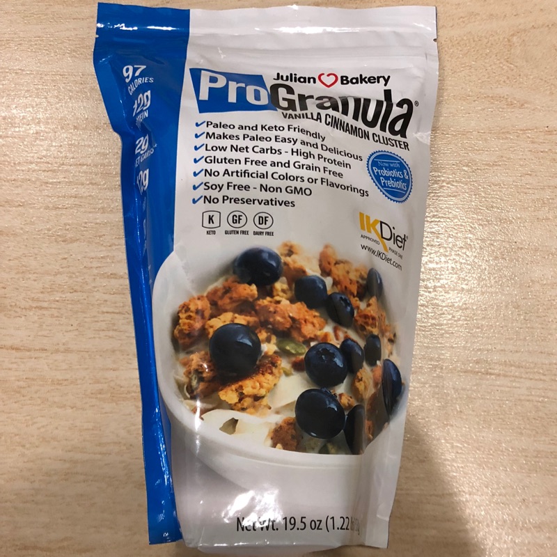 Pro granola 香草肉桂麥片 健康穀物 生酮飲食